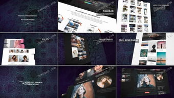 動態演繹，視覺盛宴 AE模板助力網頁設計與產品宣傳